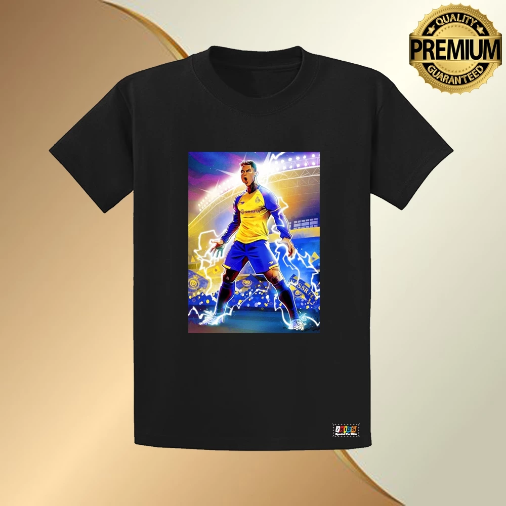 Kaos Anak Laki Laki 1-12 Th Kaos Distro lengan Pendek Motif Ronaldo Murah 7kids
